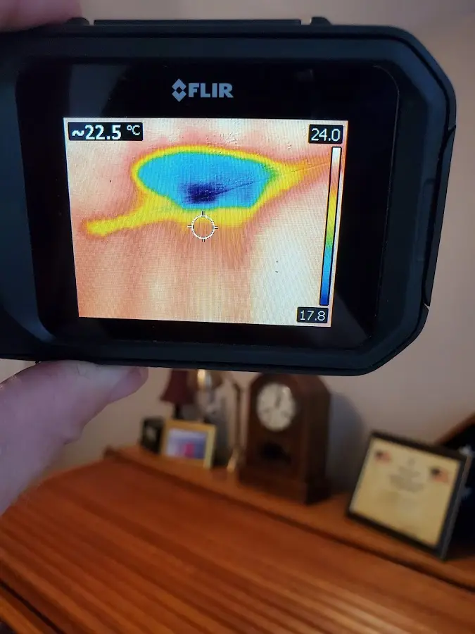 Thermal imaging inspection for water damage in Collegedale