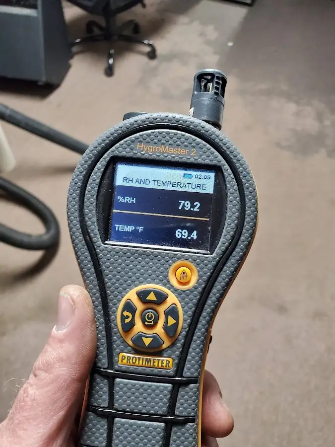 Moisture meter humidity assessment for Fire & Smoke Damage Restoration in Collegedale